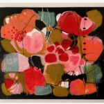Gartengeflüster Nr. 5, 70 x 80 cm, Acryl auf Leinwand